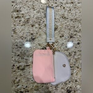 Lululemon Athletica Pink Dual Pouch Wristlet
